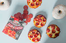 Cheesy Pepperoni Donuts