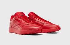 Bright Red Split-Toe Sneakers