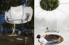 Whimsical Cloud-Inspired Art Installations