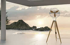 Elegant Sustainable Cooling Fans