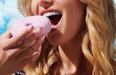 All-Pink Powdered Donuts