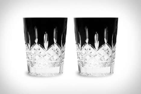 Elegant Iridescent Glassware : the Aura Collection