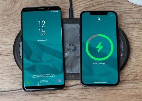 Recycled Silicone Charging Pads