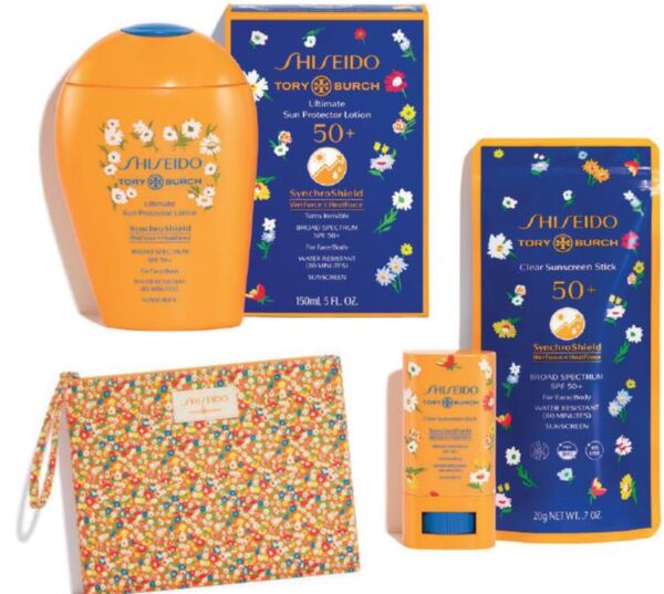Ocean-Friendly Limited-Edition Sunscreens : Tory Burch and Shiseido