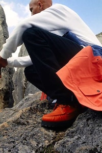 Asymmetrical Contrasting Tonal Boots Image 4
