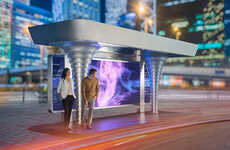 Air-Purifying Urban Bus Shelters