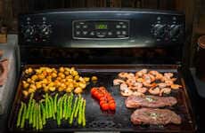 Expansive Stove Cooking Surfaces