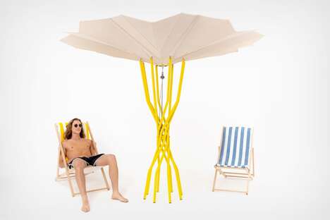 Energy-Capturing Beach Umbrellas