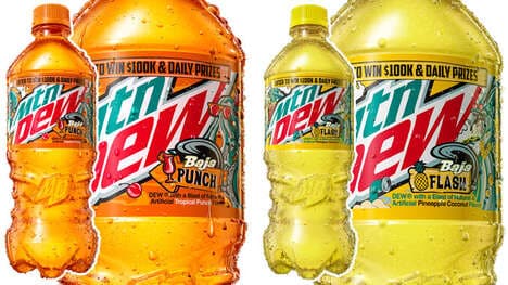 Tropically Flavored Citrus Sodas