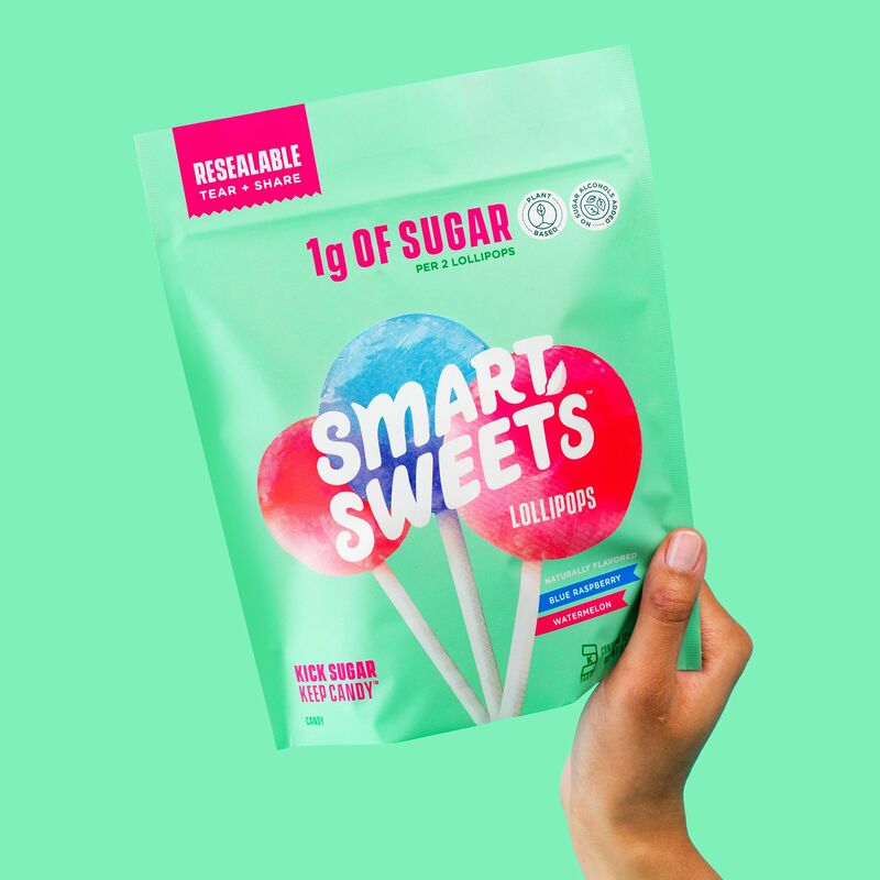 Low-Sugar Lollipops