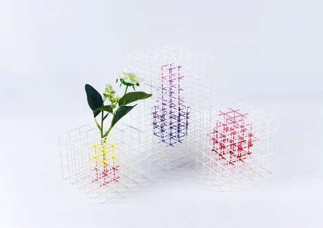 Geometric Three-Dimensional Vases