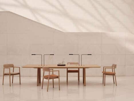 Carbon-Negative Solid Wood Chairs