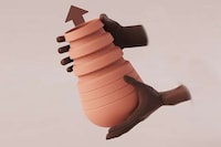 Accordion-Shaped Expanding Planters Image 3