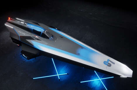 Avian-Inspired Aquatic Powerboats