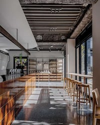 Volcanic Ash-Built Coffee Shops Image 8