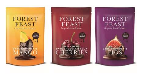 Vegan Chocolate-Covered Fruit Snacks