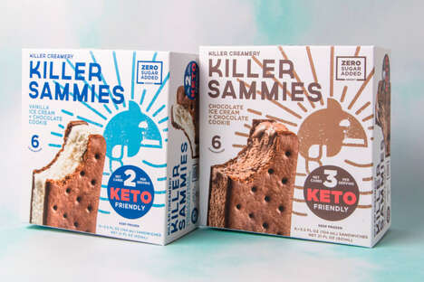 Zero-Sugar Ice Cream Sandwiches
