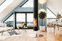 Sleek Cylindrical Tube Fireplaces Image 2