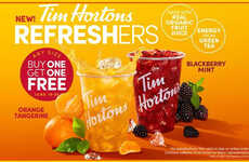Fruity Green Tea-Blended Refreshments