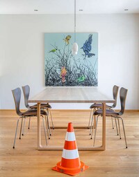 Stackable Traffic Cone Chairs Image 2