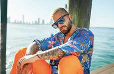 Co-Branded Eye-Catching Sunglasses