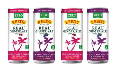 Gingery Canned Mocktails