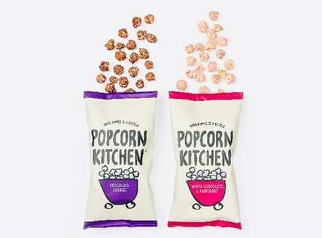 Full-Bodied Popcorn Snacks