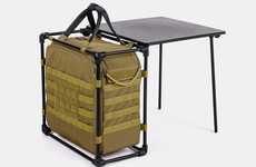 Collapsible Campsite Workstations