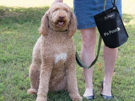 Waste-Holding Dog Leash Accessories
