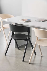 Charming Minimalistic Wooden Chairs Image 6