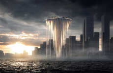 Ethereal Pillar-Supported Towers
