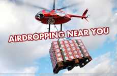 Aerial-Delivery Refreshing Beers