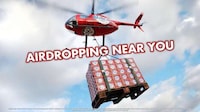 Aerial-Delivery Refreshing Beers Image 1