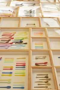 Disposable Plastic Cutlery Art Image 3