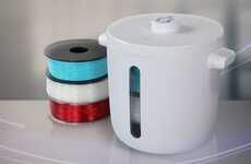 Pressurized Printing Filament Containers