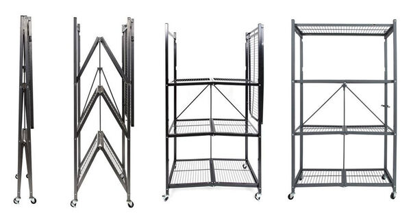 Four-Level Foldout Shelving Units