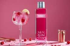 Vibrantly Hued Gin Spirits