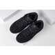Tonal Black Suede Sneakers Image 3