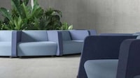 Block-Like Modular Office Sofas Image 2