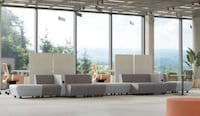 Block-Like Modular Office Sofas Image 4