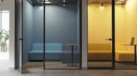 Block-Like Modular Office Sofas Image 5