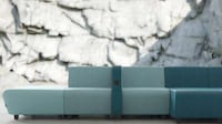 Block-Like Modular Office Sofas Image 6