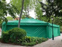 Green Screen-Wrapped Pavilions Image 2