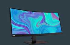Naturally Curved PC Monitors