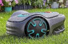 Small Space Robotic Lawnmowers