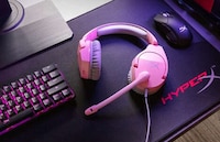 Pink-Hued eSports Headsets