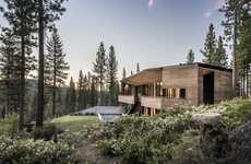 Scenic Mountainside Houses