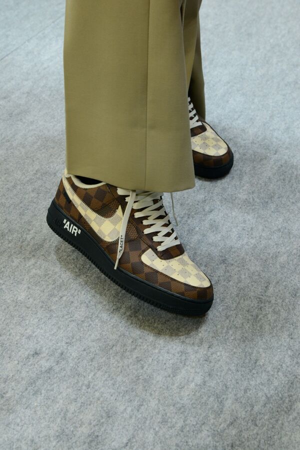 A Nike Air Force 1 Custom With Some Louis Vuitton Heritage