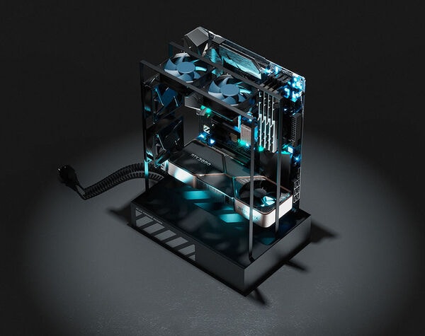 Transparent Sci-Fi PC Cases