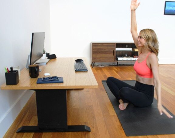 The World's Only Floor Sit to Standing Desk – Uppeal